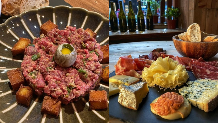 Fine Dining 法國餐廳推介丨#7. La Cabane Wine Bistro La CabaneWine Bistro 是位處於中環蘇豪區的法國小酒館，單看門外的法國國旗已經感受到滿滿的法